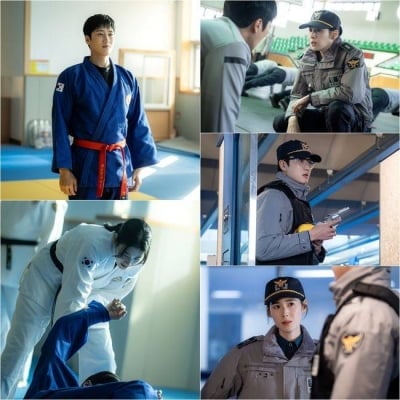 정은채, 안보현 유도 메치기 한번에 제압…시작부터 '혐관' 선후배 ('재벌X형사')