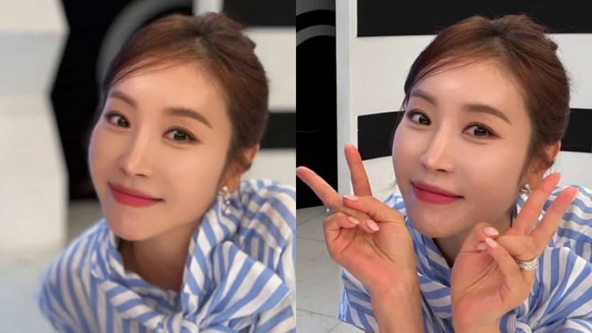 배우 한다감이 포즈를 취하고 있다. / 사진=한다감 SNS