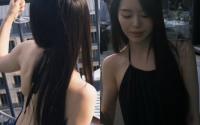 '조재현 딸' 조혜정, 7kg 감량 후 과감 '백리스'도 거뜬…'선명' 기립근에 감탄 연발
