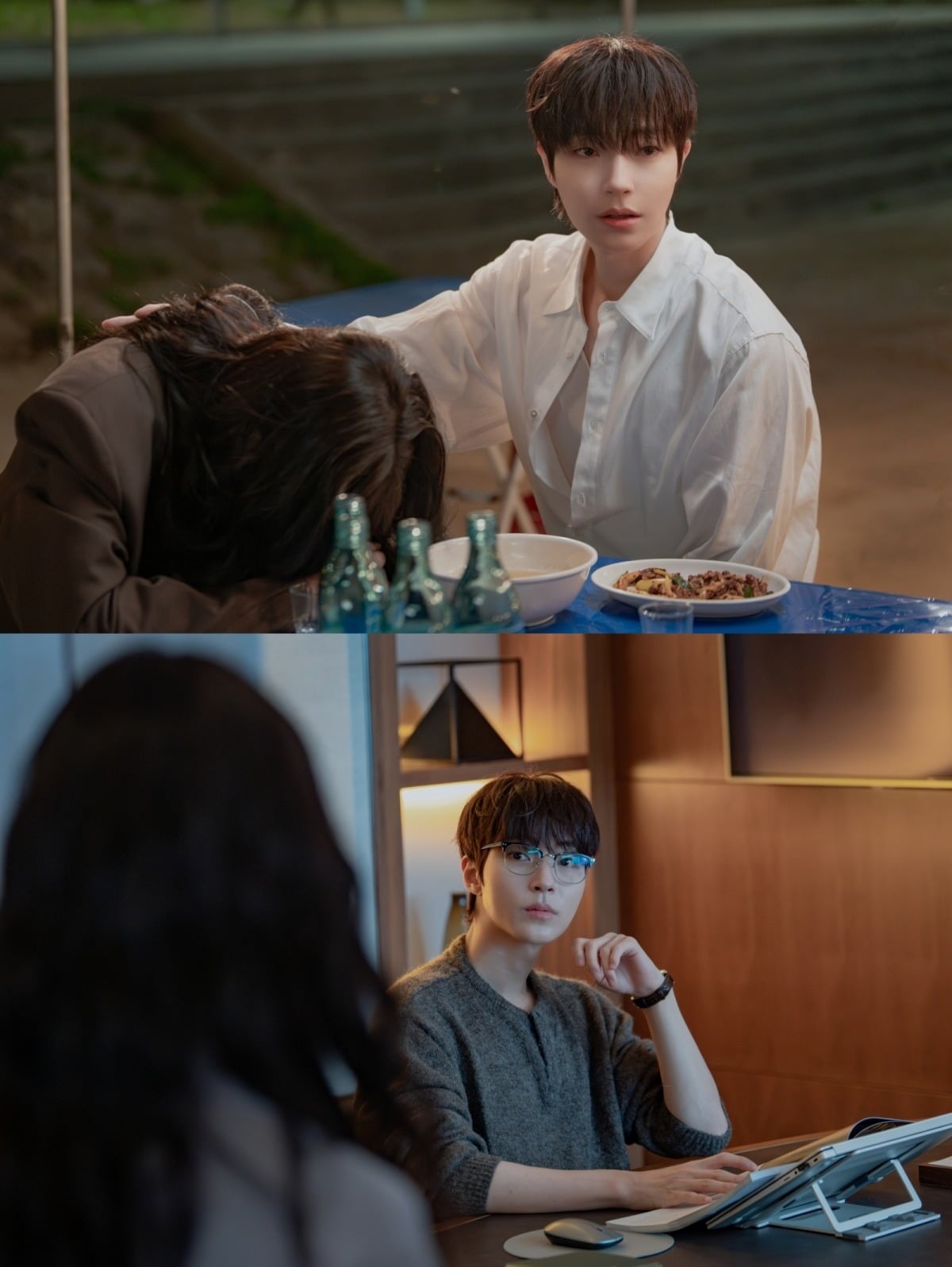배우 황인엽이 '그대에게 드림'에서 다정한 위로와 능청스러운 플러팅을 오가며 '안정형 남친'의 매력을 보여주고 있다./사진제공=ENA