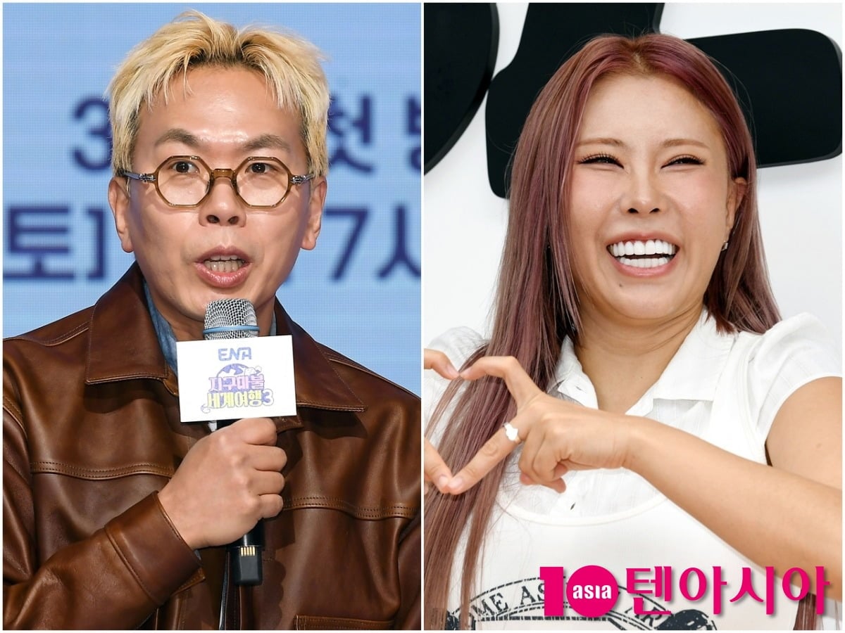 김태호 PD과 댄서 가비가 각 공식 행사에 참석했다./사진=텐아시아DB