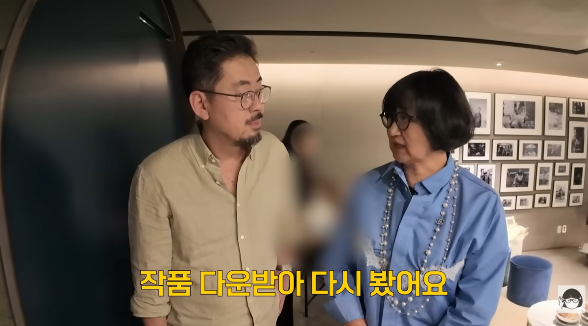 영화 '호프'의 연출을 맡은 나홍진 감독이 노희영의 '다운받아 봤다'는 말에 예상치 못한 반응을 보였다./ 사진=유튜브 채널 '큰손 노희영'