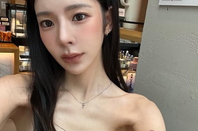 장재인, 살이 더 빠졌나…뼈가 앙상하게 드러난 뼈말라