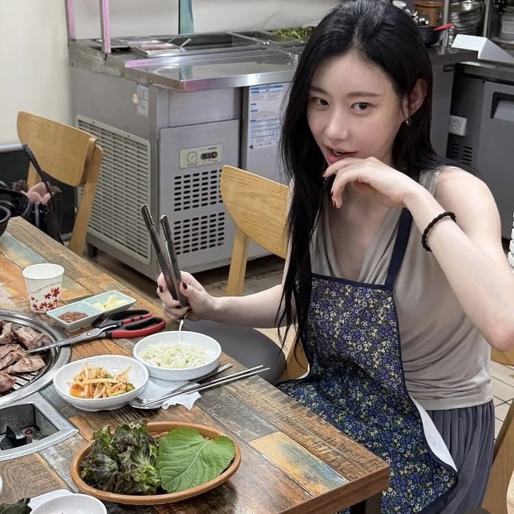 프링글스도 다 못먹잖아…채령, 갈비 앞에서 먹부심 허세