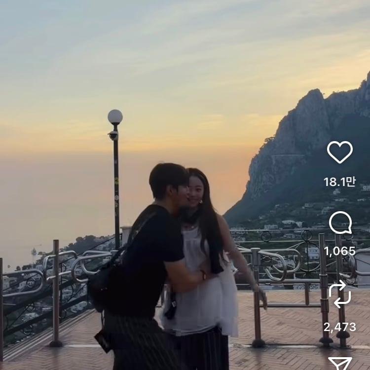 ‘폭력 논란’ 신승용, 사과한지 얼마나 됐다고… ♥여친과 신나게 유럽여행