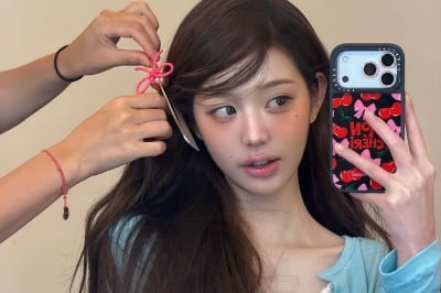 장원영, 2대8 깻잎머리 했네…2000년대 초반 감성 낭낭