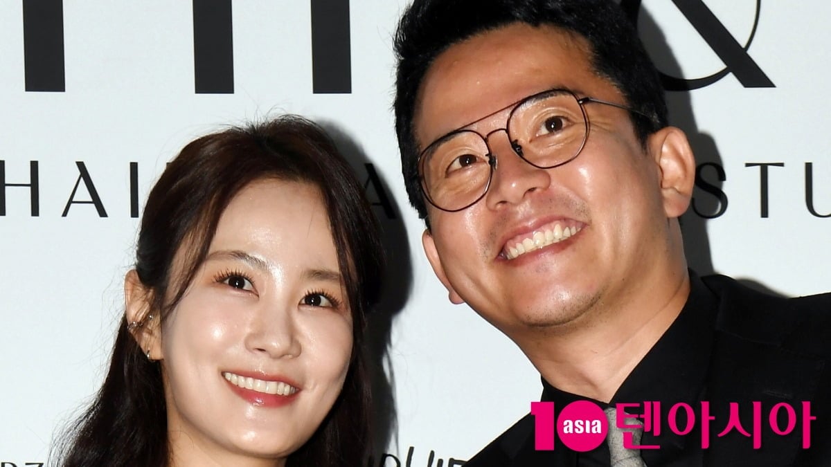 김지민, 김준호 부부가 공식 행사에 참석한 모습이다. / 사진=텐아시아DB