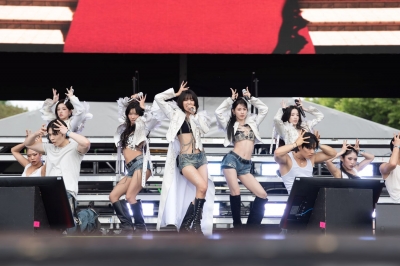 아이들, 롤라팔루자서 'Mono' 외쳤다…"어디에 있든 누구든 상관 없어요"