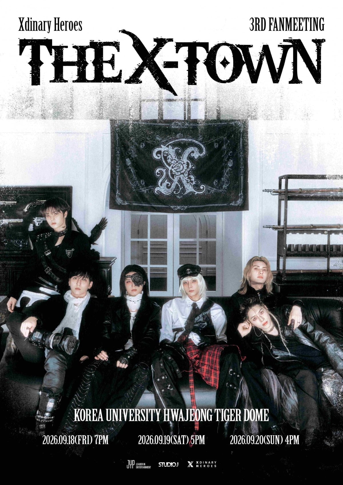 엑스디너리 히어로즈 세 번째 공식 팬미팅 'THE X-TOWN' 포스터 / 사진 제공=JYP엔터테인먼트