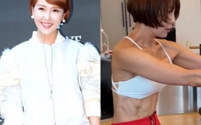 '53세' 최은경, '동치미' 하차 후 이 악물었다…혹독 관리로 완성한 '옆구리 복근'