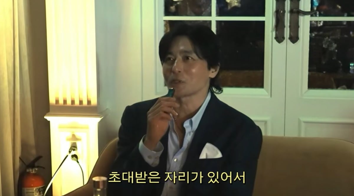 배우 장동건이 아내 고소영의 유튜브에 깜짝 등장해 팬들에게 인사를 전했다./사진=고소영 유튜브 캡처
