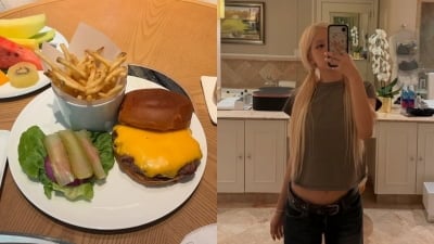 이게 다 먹은 거야?…'뼈말라' 로제, 믿을 수 없는 한 끼 식사량