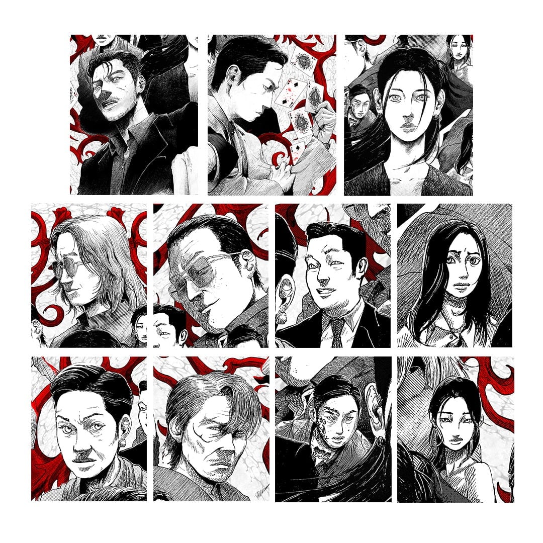 영화 '타짜: 벨제붑의 노래'의 일러스트가 공개됐다. / 사진제공=CJ ENM, 싸이더스