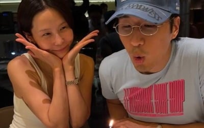 김나영, ♥마이큐 바라보는 눈에서 꿀 뚝뚝…재혼 후 물오른 미모