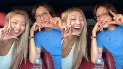 이 조합 무엇…'식빵언니' 김연경, 애교 있었네 '2살 연하' 한정
