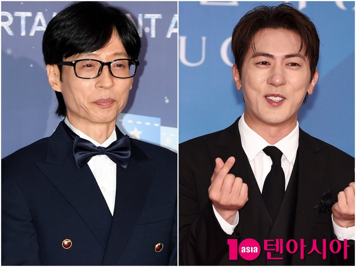 유재석과 김원훈이 각 공식 행사에 참석했다./사진=텐아시아DB