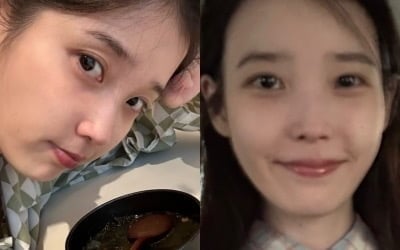 "고등학생이라고 해도 믿을 듯"…아이유, 33세 안 믿기는 동안 민낯