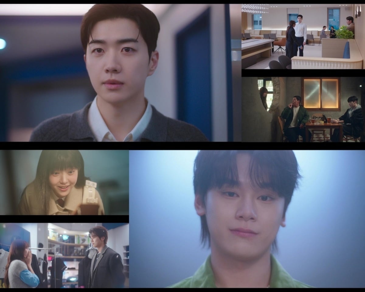 '최애의 사원'이 본격적인 삼각관계를 형성하고 있다. / 사진제공=tvN