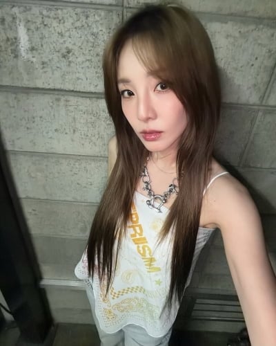 '39kg' 산다라박, 가녀린 몸으로 피자 먹방…'진짜 저렇게 먹어도 말랐네' 소식좌의 위엄