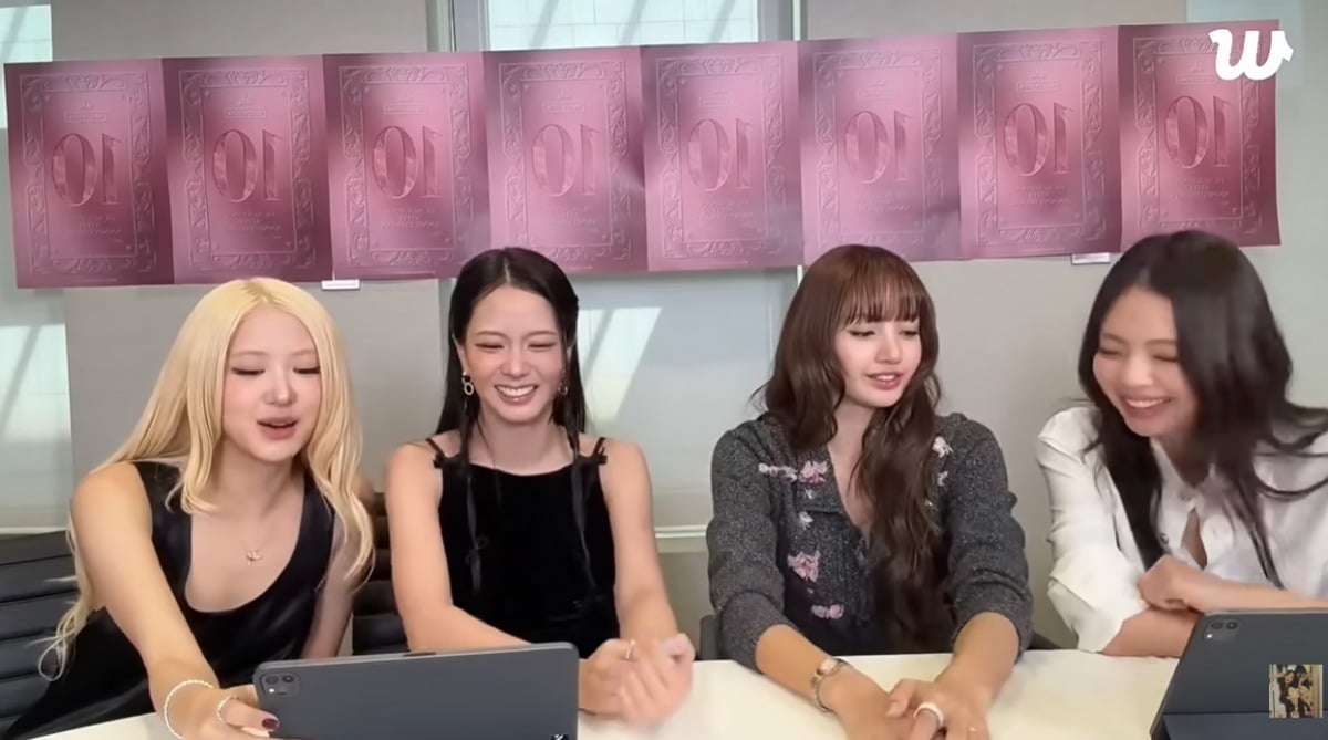 그룹 블랙핑크가 데뷔 10주년을 맞아 팬들과 만났지만, 행사 규모와 준비 과정을 두고 아쉬움이 이어지고 있다./사진=블랙핑크 라이브 방송 캡처