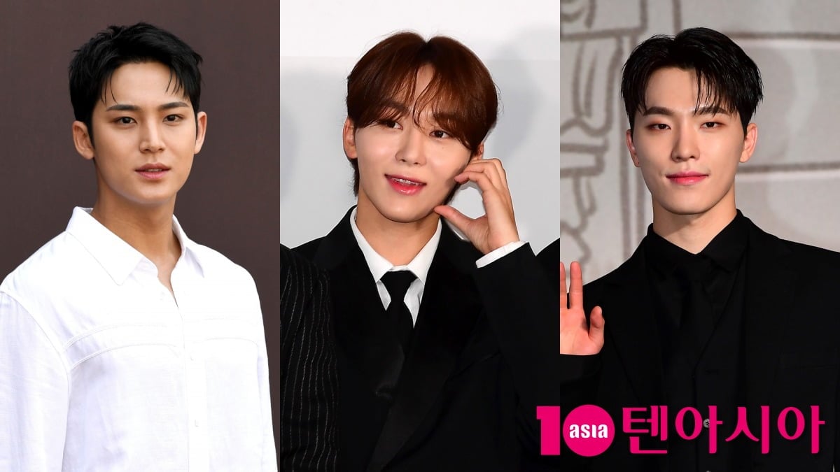 그룹 세븐틴의 민규, 승관, 디노 / 사진=텐아시아DB