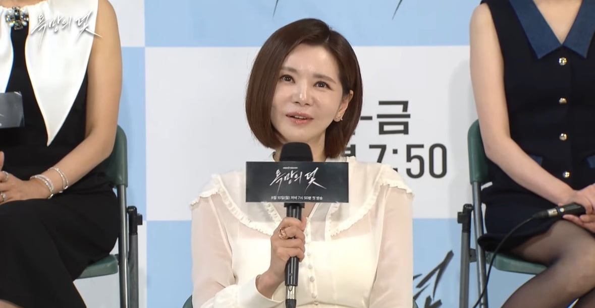 장서희가 '욕망의 덫' 제작발표회에 참석했다. / 사진=KBS