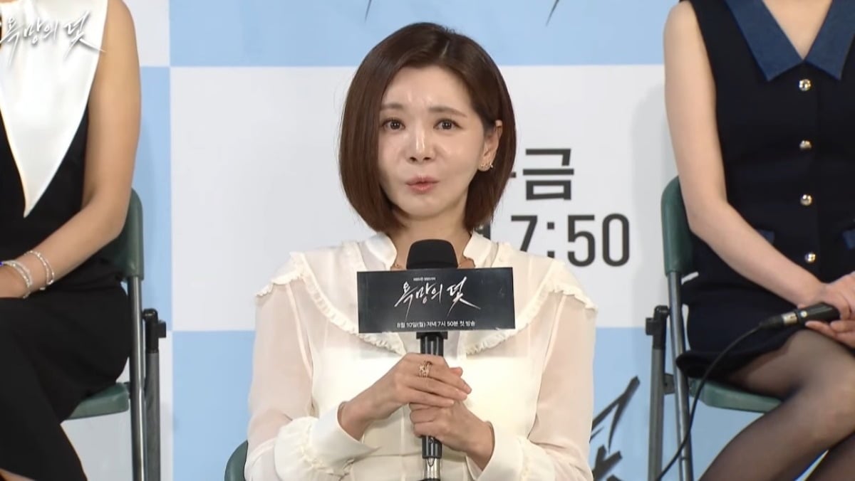 장서희가 '욕망의 덫' 제작발표회에 참석했다. / 사진=KBS