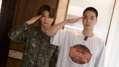 아이콘 구준회, 까까머리로 경례…오늘(11일) 현역 입대