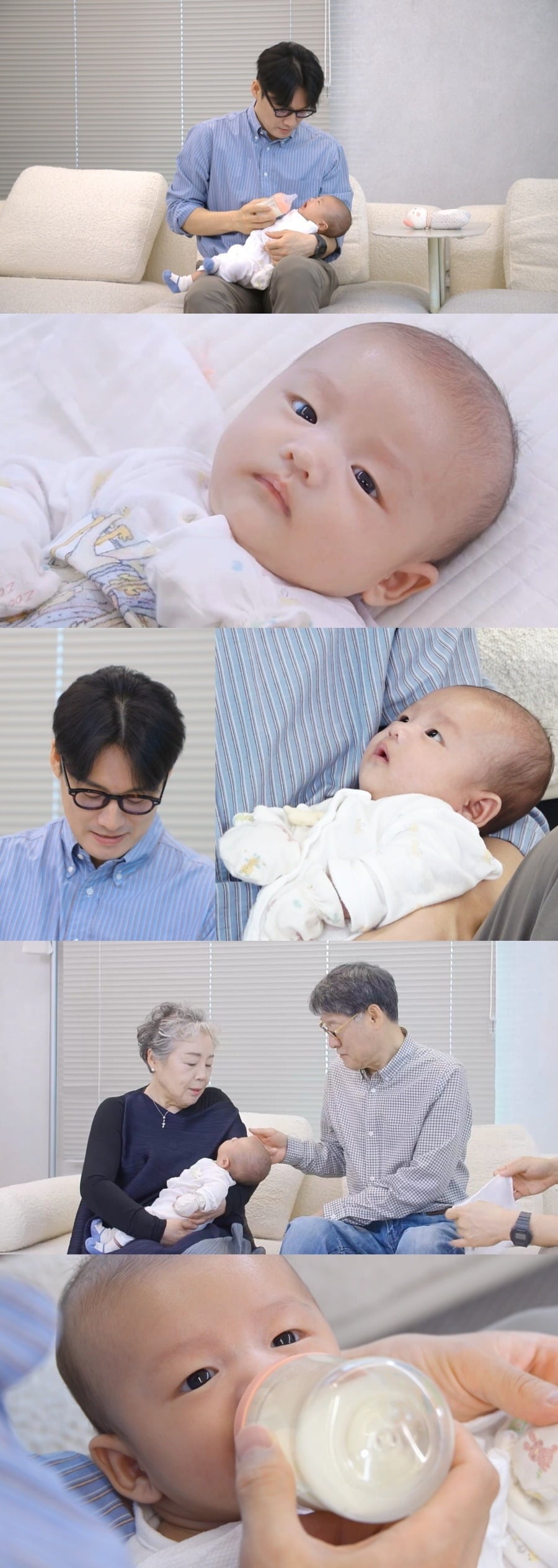 오상진의 생후 50일 아기가 공개된다./사진제공=KBS