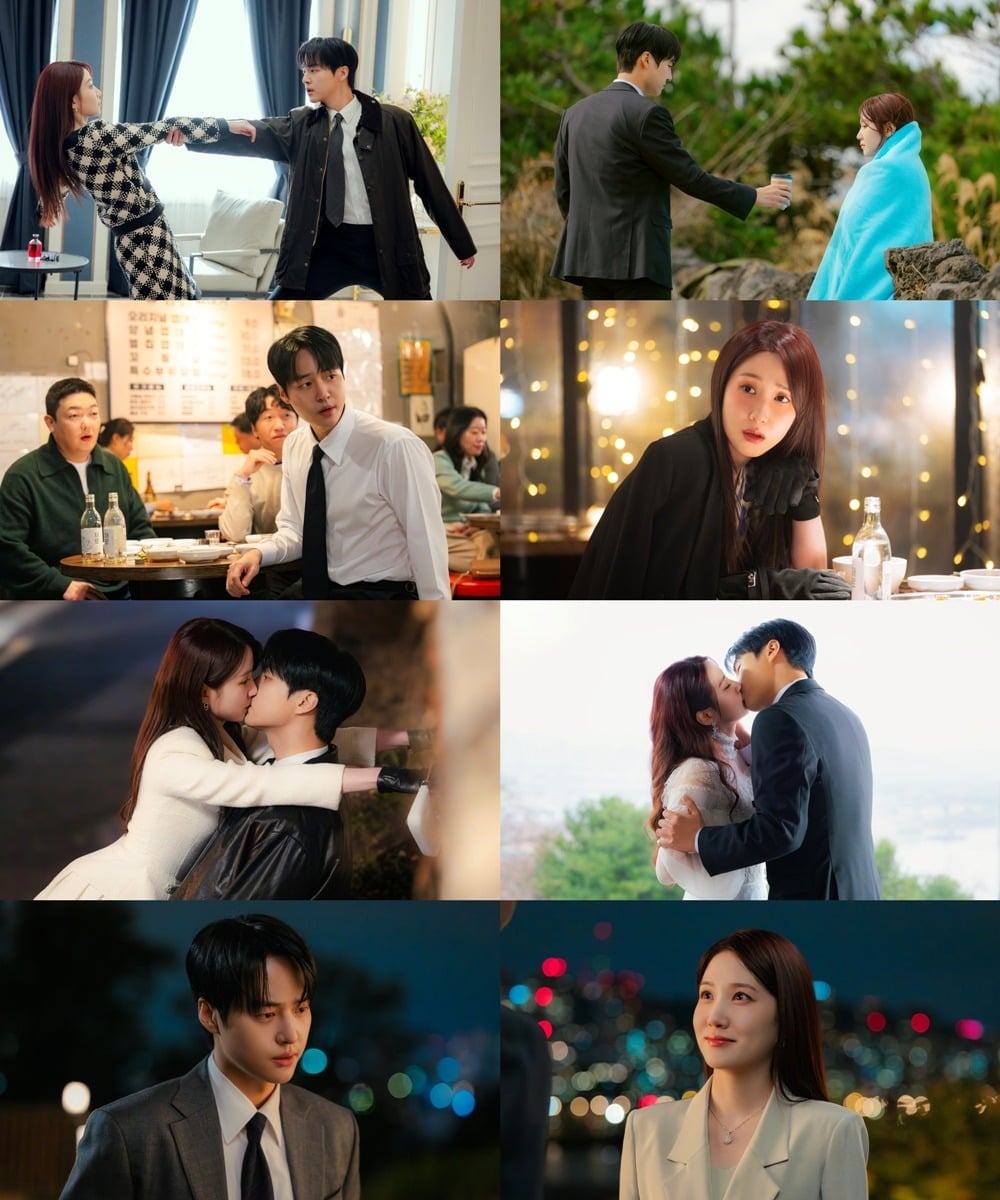 배우 박은빈과 양세종이 '오싹한 연애'에서 입맞춤을 나누며 진정한 연인으로 거듭났다./사진=tvN 방송 화면 캡처