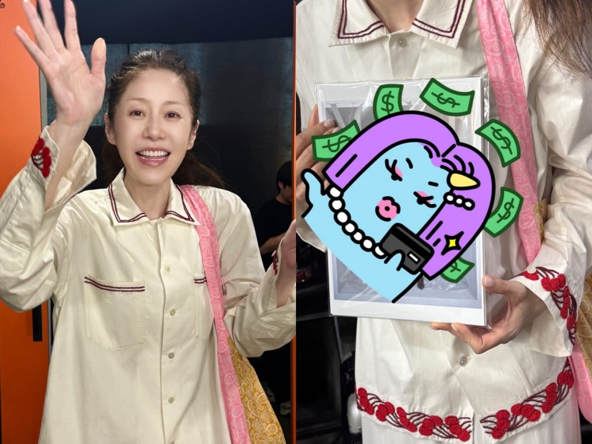 고현정이 미소 짓고 있다. / 사진=고현정 SNS