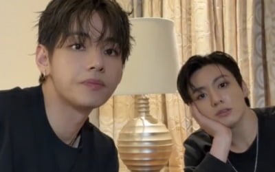 뷔·정국, 새벽 2시 호텔 헬스장 찾아온 팬들에 경고…"우리 사생활이다"