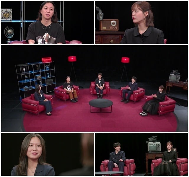 허영지가 친언니인 아나운서 허송연과 녹화 직전까지 다퉜다고 고백한다./사진=MBN·SBS Plus