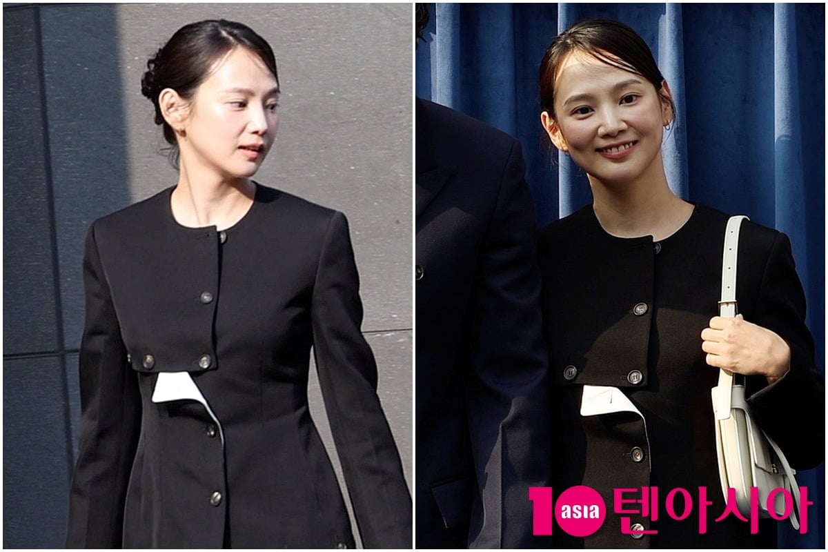 윤승아가 포토콜에 참석했다./텐아시아 DB