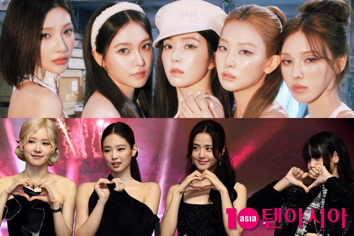 8월 '아티스트탑텐 K-팝 걸 브랜드'에서 그룹 레드벨벳과 블랙핑크가 맞붙는다. / 사진=SM 엔터테인먼트, 텐아시아 DB