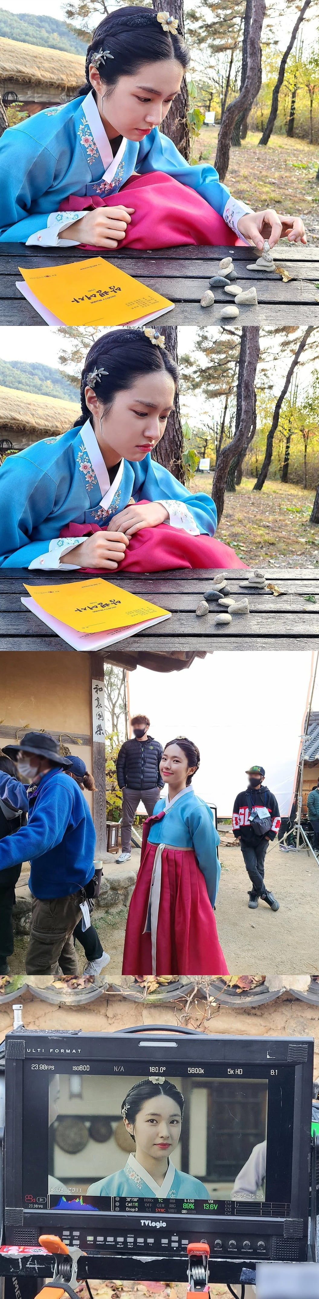 배우 하영이 증조부의 친일 행적을 둘러싼 논란에 휩싸인 가운데, 5년 전 한복을 입고 남긴 SNS 게시물이 이슈되고 있다./사진=하영 SNS
