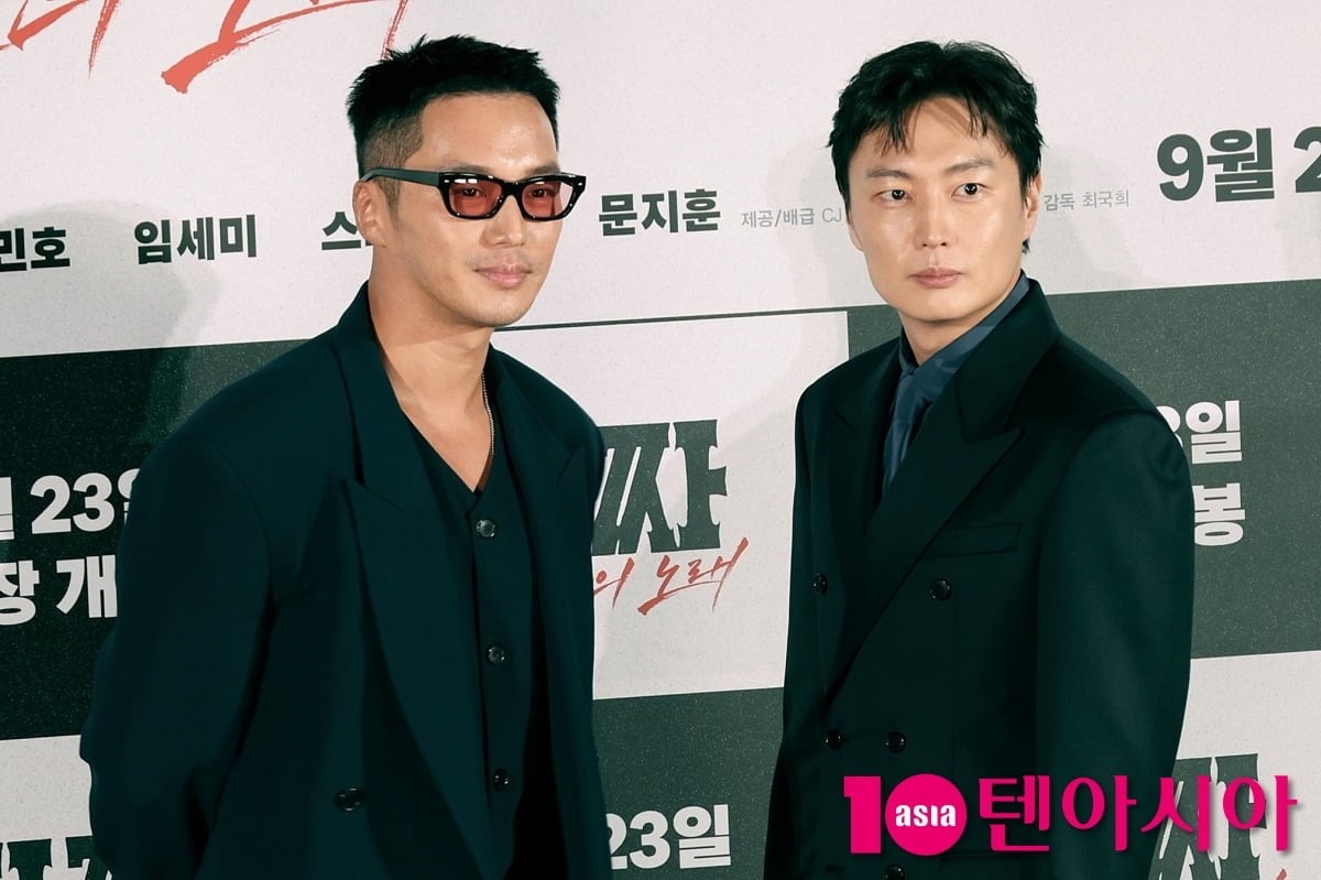 변요한과 노재원이 '타짜: 벨제붑의 노래' 제작보고회에 참석했다. / 사진=텐아시아DB