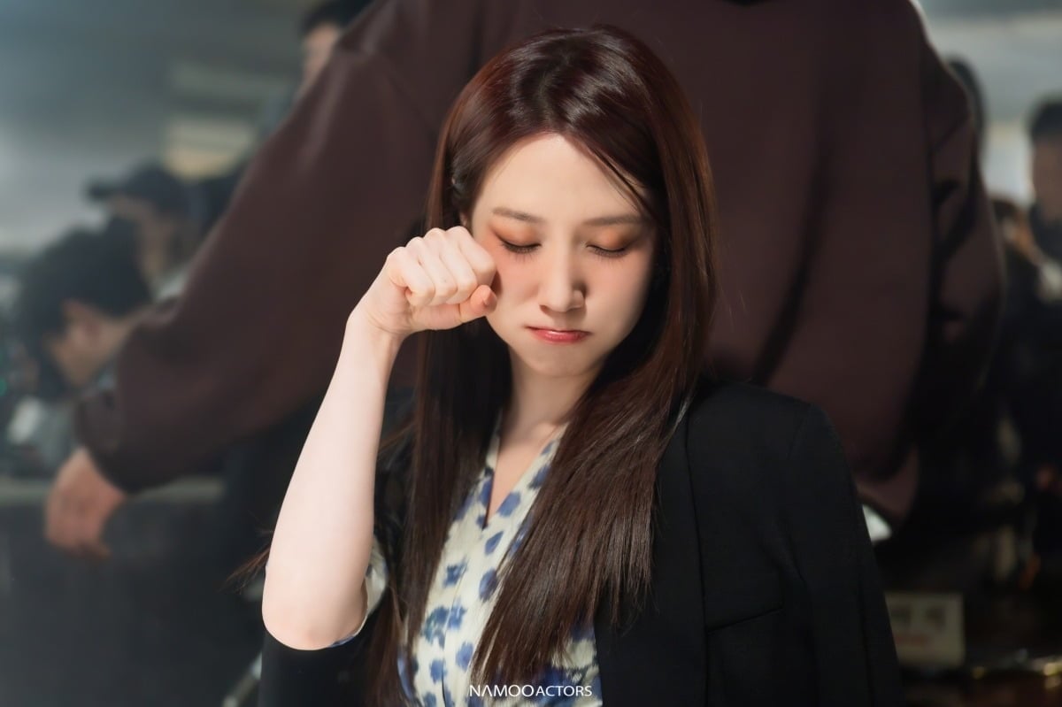 배우 박은빈이 '오싹한 연애' 종영을 앞두고 자신의 시그니처 포즈를 선보였다./사진제공=나무엑터스