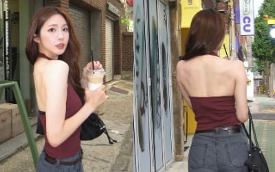 성해은, 이렇게 과감했나…백리스로 뽐낸 매끈 어깨 '건강美'