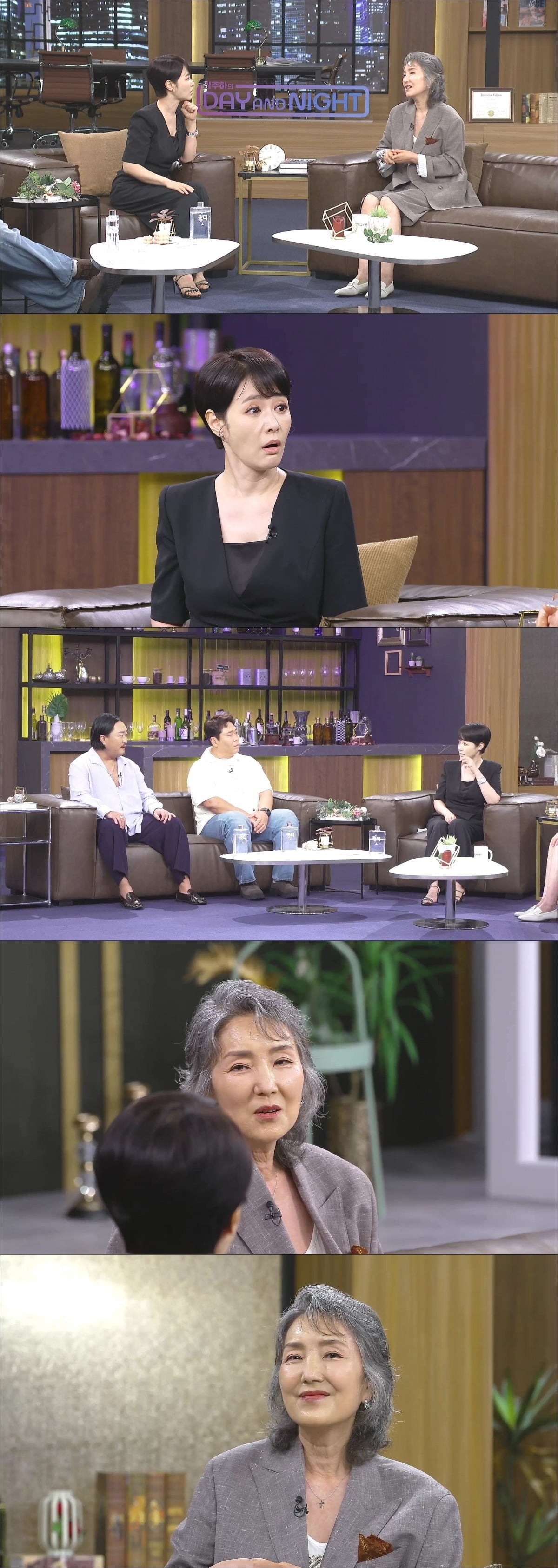 배우 이휘향이 백발로 방송에 출연해 강렬한 '악녀 이미지'로 겪었던 고충과 김주하와의 과거 인연을 밝힌다./사진제공=MBN