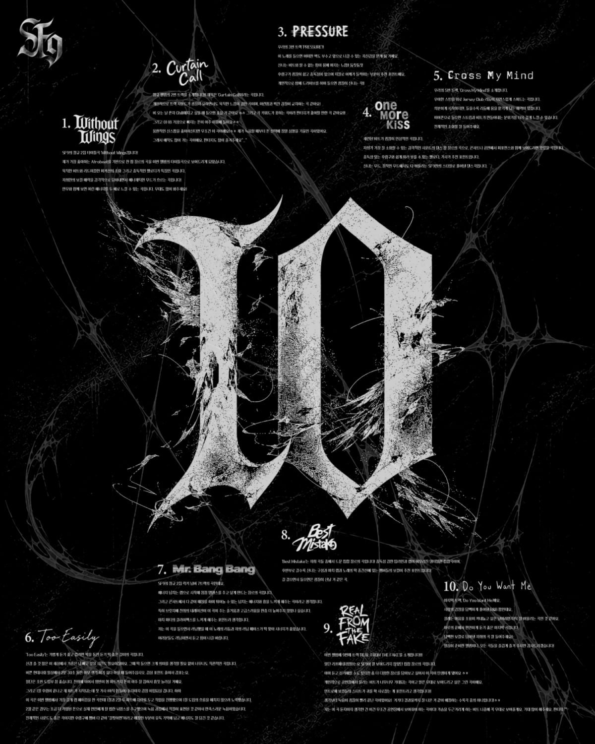 SF9의 정규 2집 'TENACITY' 리스닝 가이드 / 사진=FNC엔터테인먼트