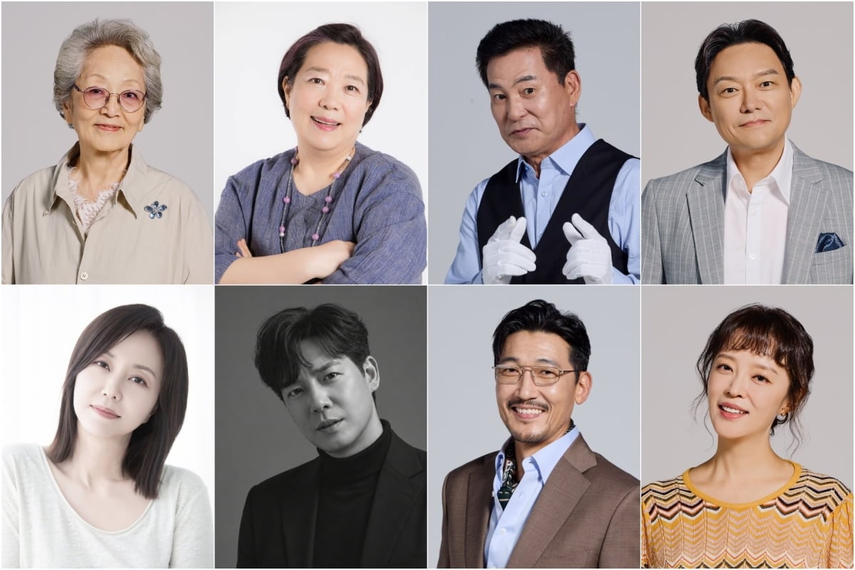 KBS 1TV 새 일일드라마 '엄마가 미쳤어요'에 김영옥, 양희경, 이한위, 남성진, 조미령, 강은탁, 공정환, 안연홍이 합류한다./ 사진 제공: 김영옥(KBS), 양희경(본인), 이한위(KBS), 남성진(KBS), 조미령(본인), 강은탁(스튜디오 더 무로), 공정환(KBS), 안연홍(KBS)