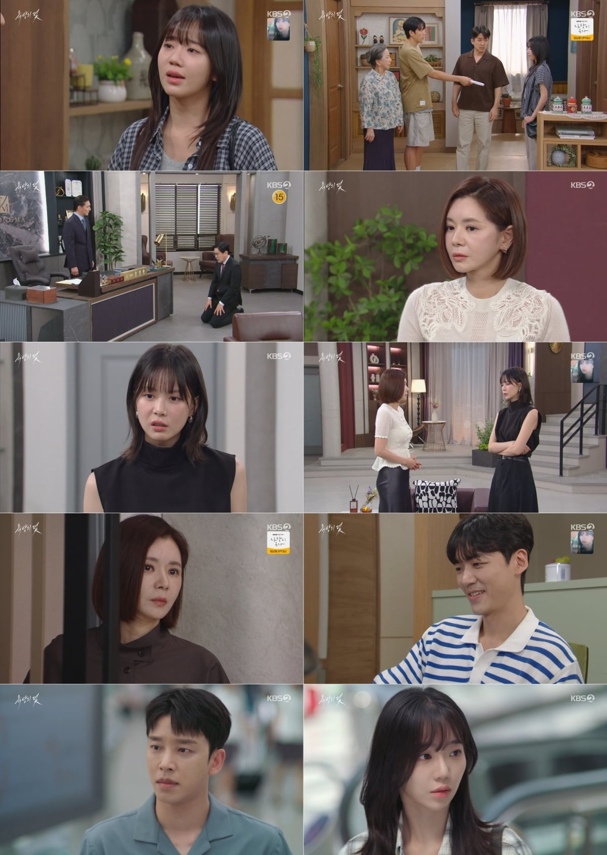 장서희가 주새벽의 청마그룹 승계를 위해 설정환을 끌어들이기 시작했다./ 사진 제공: KBS 2TV 일일드라마  방송 캡처