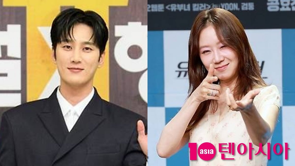 배우 안보현과 공효진이 제작발표회에서 각자 포즈를 취하고 있다. / 사진=SBS 제공, 텐아시아 DB