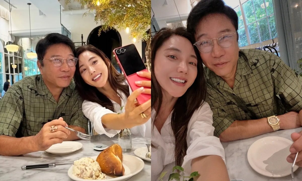바다가 이수만을 만난 근황을 공개했다. / 사진=바다 SNS