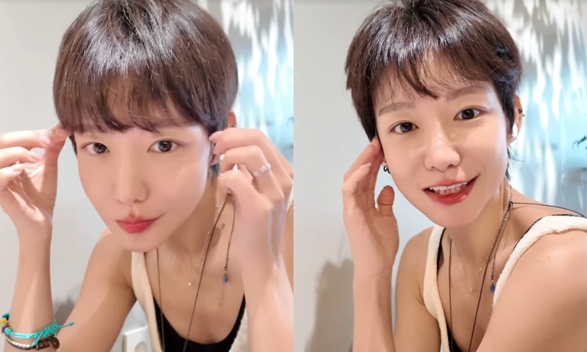 배우 신소율이 파격적인 숏컷을 선보였다. / 사진=신소율 SNS