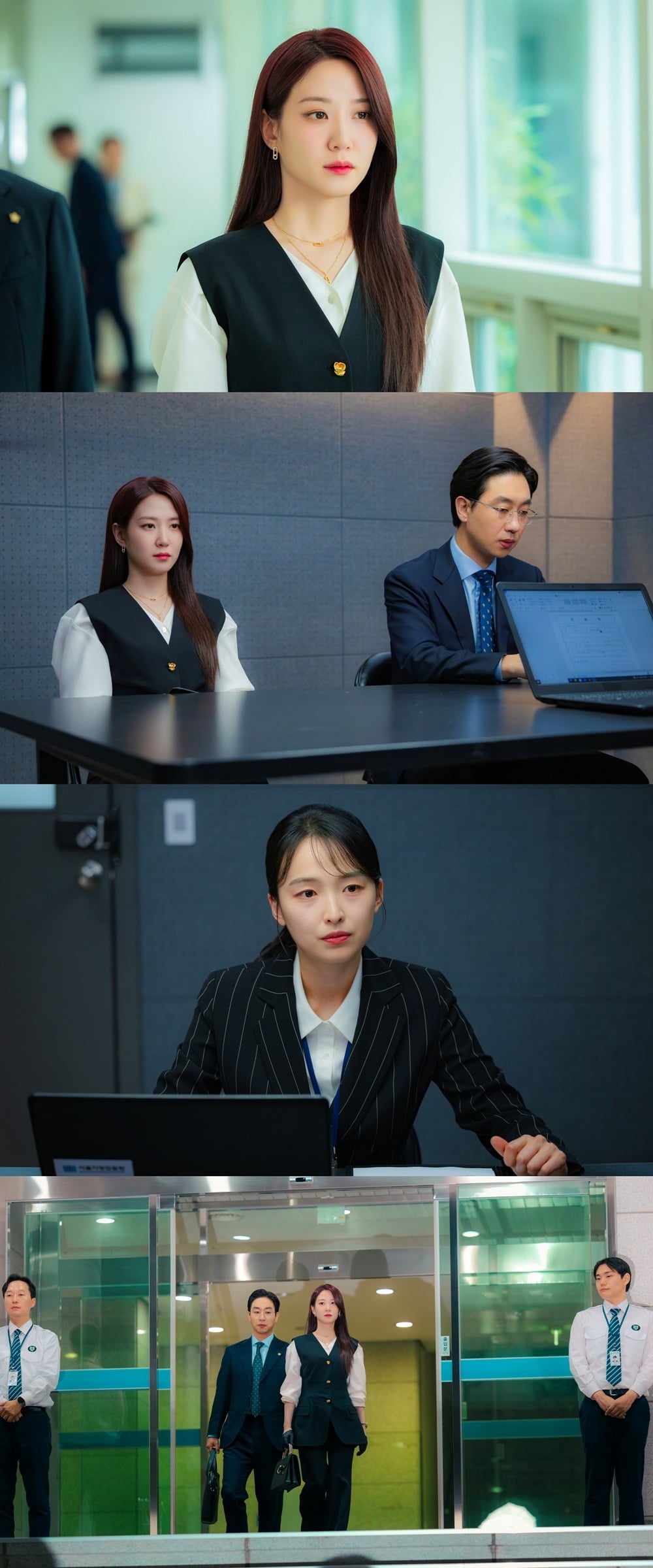 박은빈이 뇌물수수 혐의로 검찰청에 소환됐다./사진제공=tvN