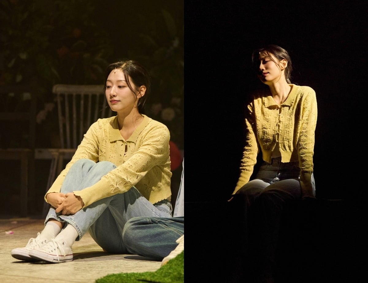 정예인이 연극 '꽃, 별이 지나'를 마무리했다. / 사진제공=공연배달서비스 간다