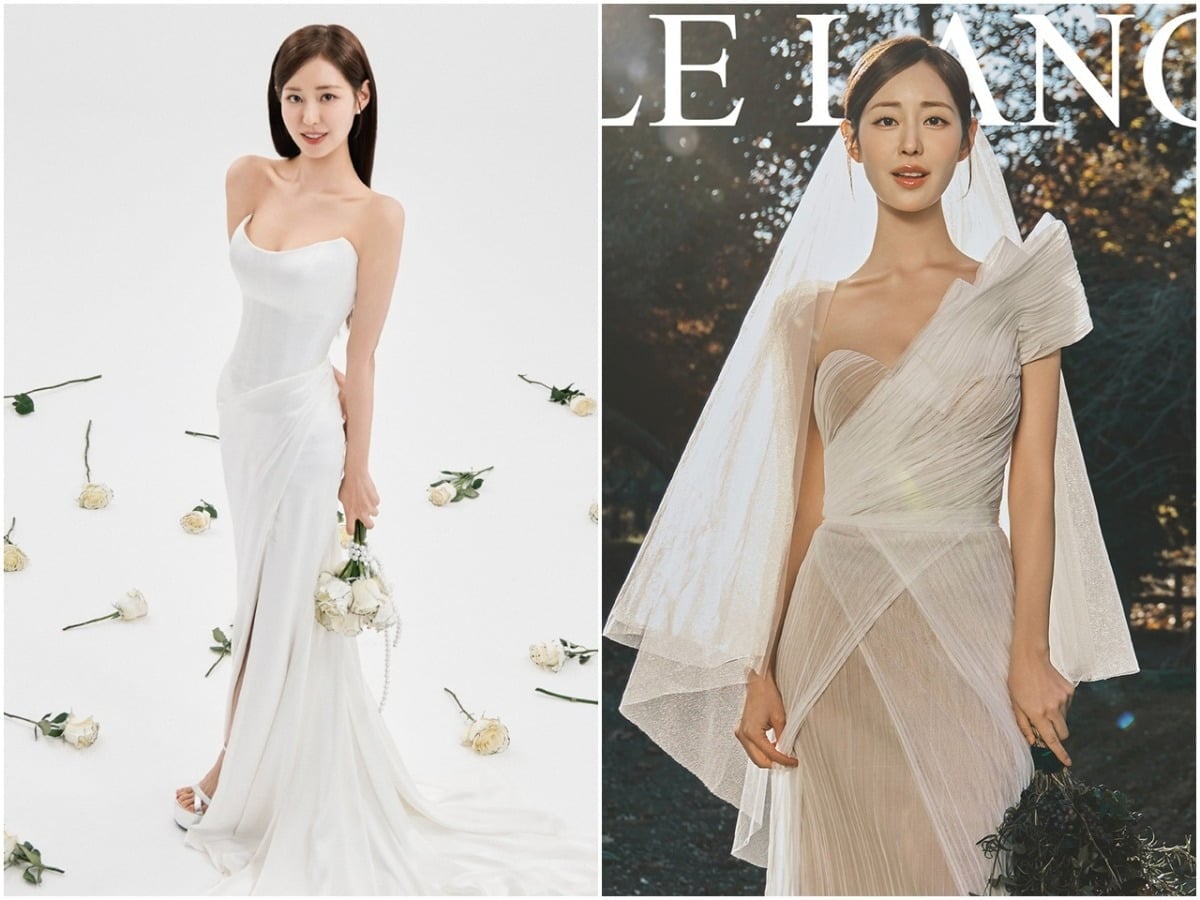 배우 신슬기가 웨딩드레스 자태를 선보였다./사진제공=빅스마일엔터테인먼트