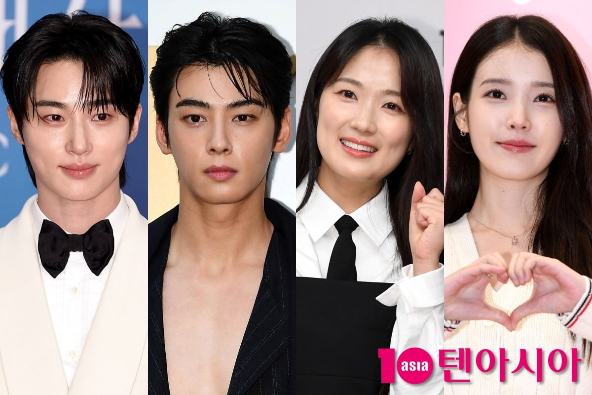 변우석, 차은우, 김혜윤, 아이유 등이 '제15회 탑텐어워즈' 결선 투표에서 치열한 경쟁을 펼치고 있다. / 사진=텐아시아 DB